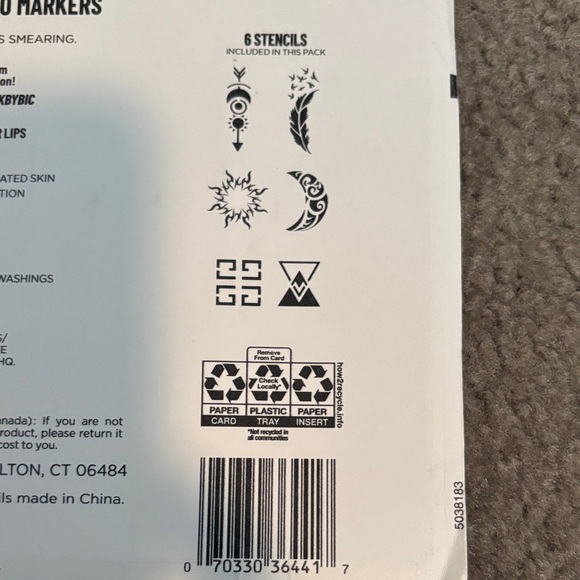 BIC BodyMark Halloween Temporary Tattoo Markers Set - Picture 5 of 5